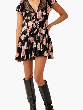 NWT Free People Tilly Printed Tunic Dress